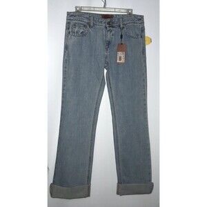 Missoni Jeans Women's size 6 US 42 Italy Bianca Light Blue‎ Denim Cuffed Rolled